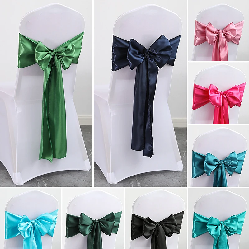 100pcs Satin Chair Sashes Wedding Indoor Outdoor Chair Bow Ribbon Butterfly Ties Party Event Hotel Banquet Fair Decoration
100pcs Satin Chair Sashes Wedding Indoor Outdoor Chair Bow Ribbon Butterfly Ties Party Event Hotel Banquet Fair Decoration