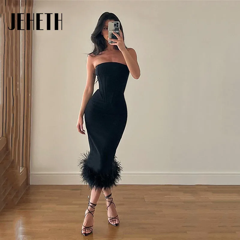 JEHETH Vintage Sexy Slim Black Satin Mermaid Evening Dress 2023 Elegant Sleeveless Party Prom Ball Gown Custom Made
JEHETH Vintage Sexy Slim Black Satin Mermaid Evening Dress 2023 Elegant Sleeveless Party Prom Ball Gown Custom Made