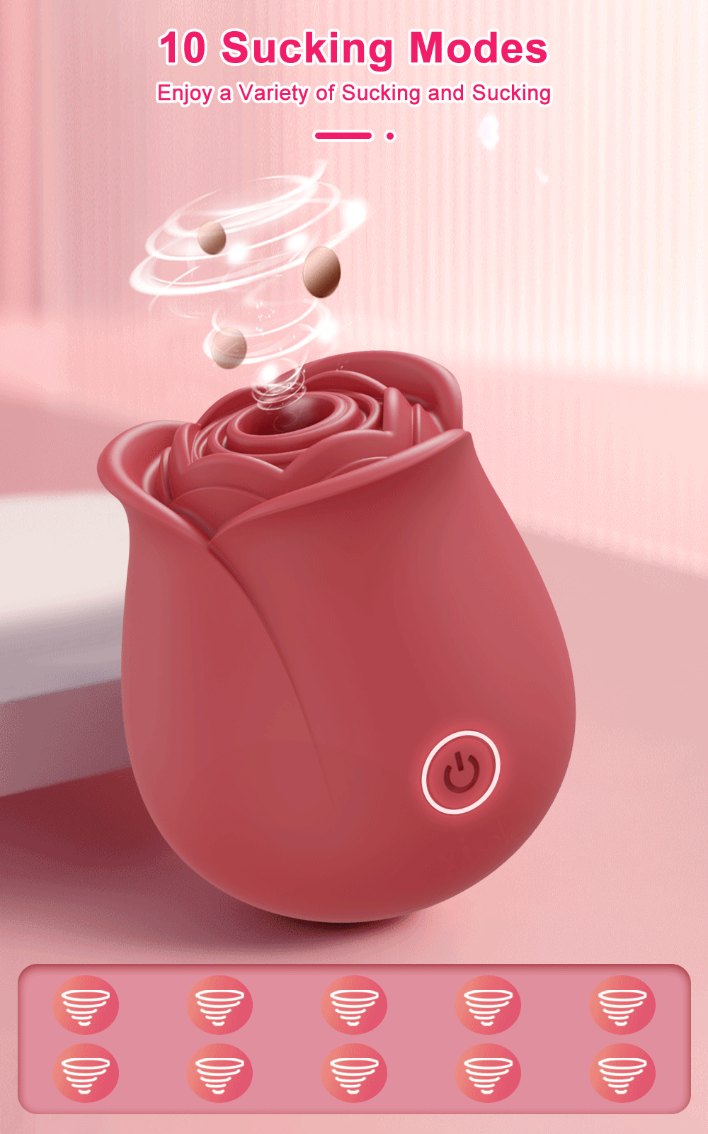 Rose Shape Vagina Sucking Vibrator Female Nipple Sucker Oral Licking Clitoris Clit Stimulation Powerful for Women Adult Sex Toys Rose Shape Vagina Sucking Vibrator Female Nipple Sucker Oral Licking Clitoris Clit Stimulation Powerful for Women Adult Sex Toys
