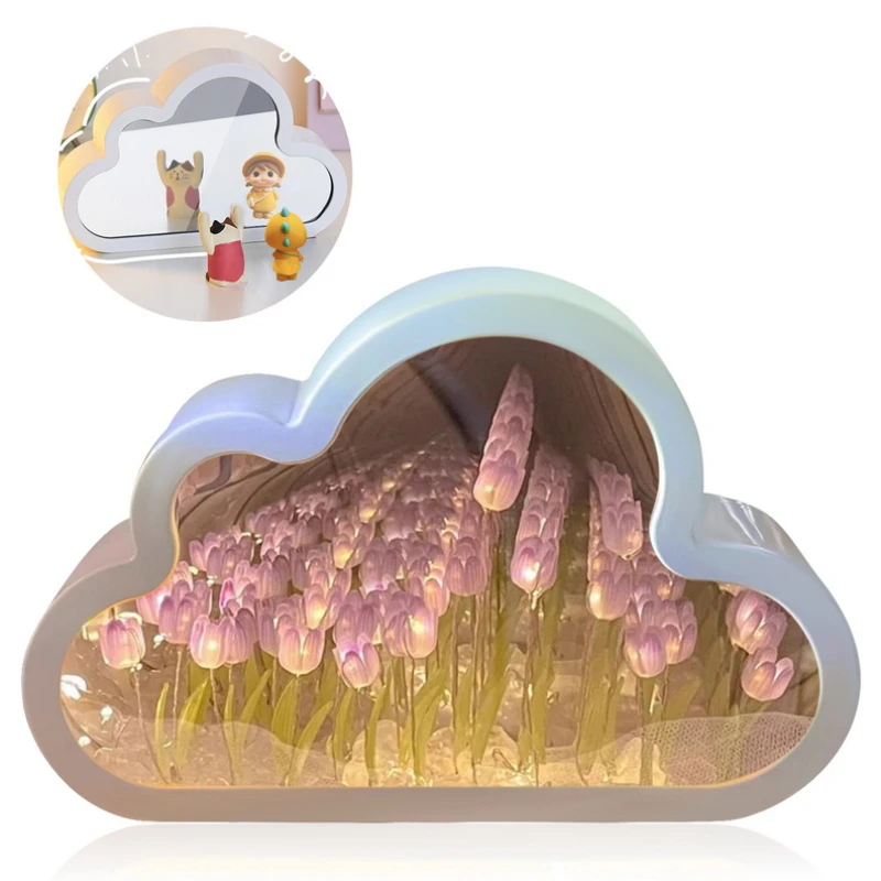 DIY Tulip Cloud Sea Of Flowers Night Light Creative Atmosphere Light Bedside Lamp Bedroom Decor Aesthetic Birthday Gifts
DIY Tulip Cloud Sea Of Flowers Night Light Creative Atmosphere Light Bedside Lamp Bedroom Decor Aesthetic Birthday Gifts