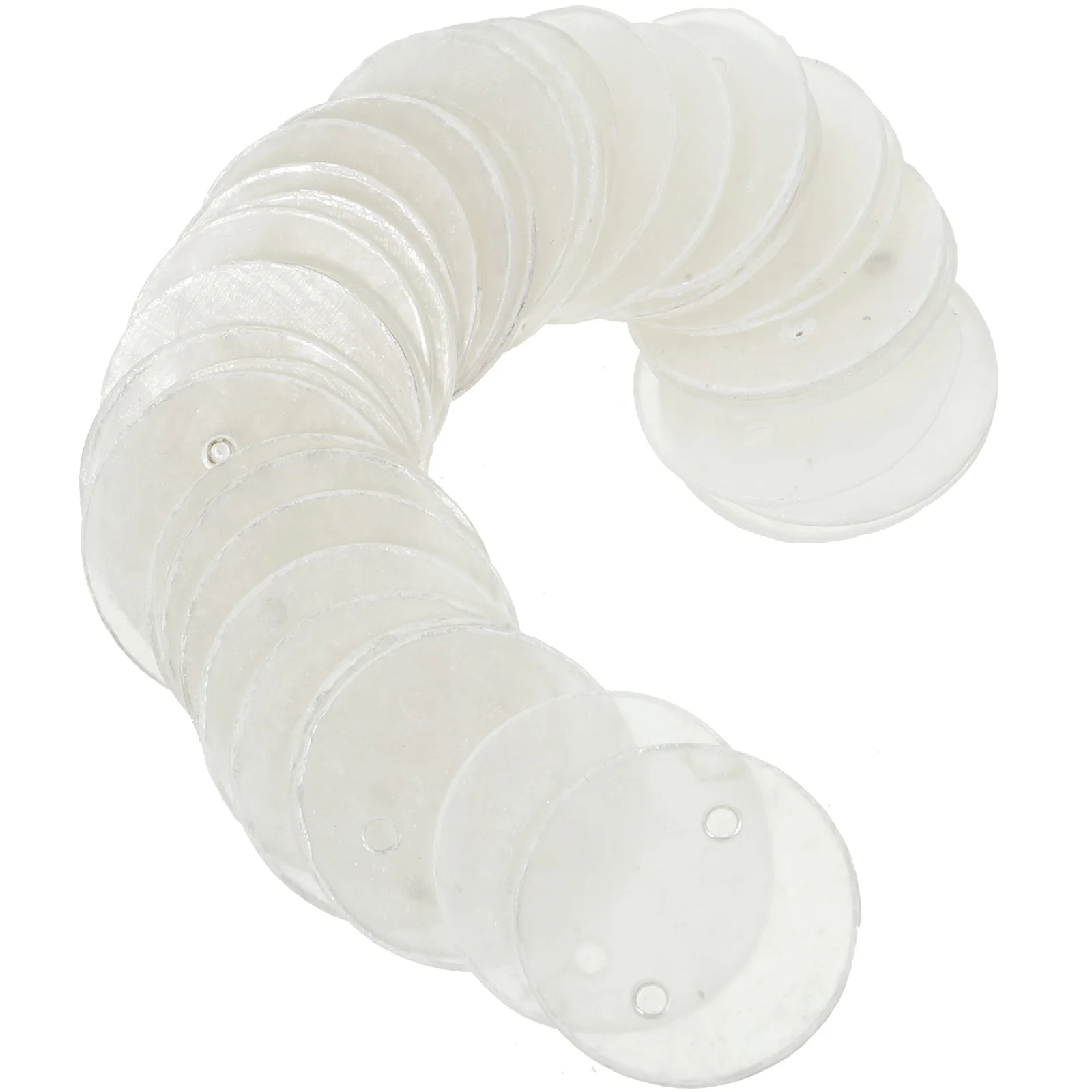 Round Capiz Shells Natural Shell White Shells Earring Hanging Charm 2 Holes Wind Chimes Jewelry Making Wedding Home Decor
Round Capiz Shells Natural Shell White Shells Earring Hanging Charm 2 Holes Wind Chimes Jewelry Making Wedding Home Decor