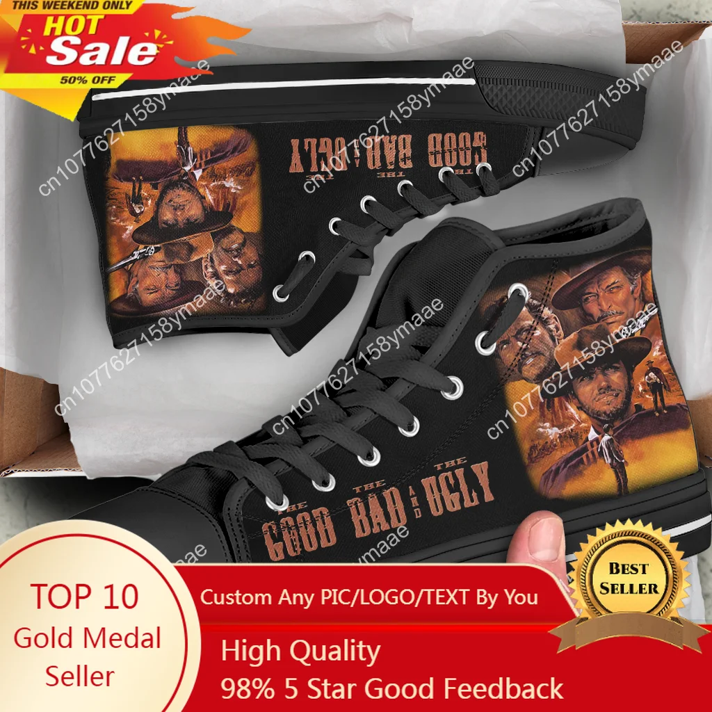 Hot Fashion The Good The Bad and The Ugly New Summer High Quality Sneakers Casual Shoes Men Women High Top Classic Board Shoes
Hot Fashion The Good The Bad and The Ugly New Summer High Quality Sneakers Casual Shoes Men Women High Top Classic Board Shoes