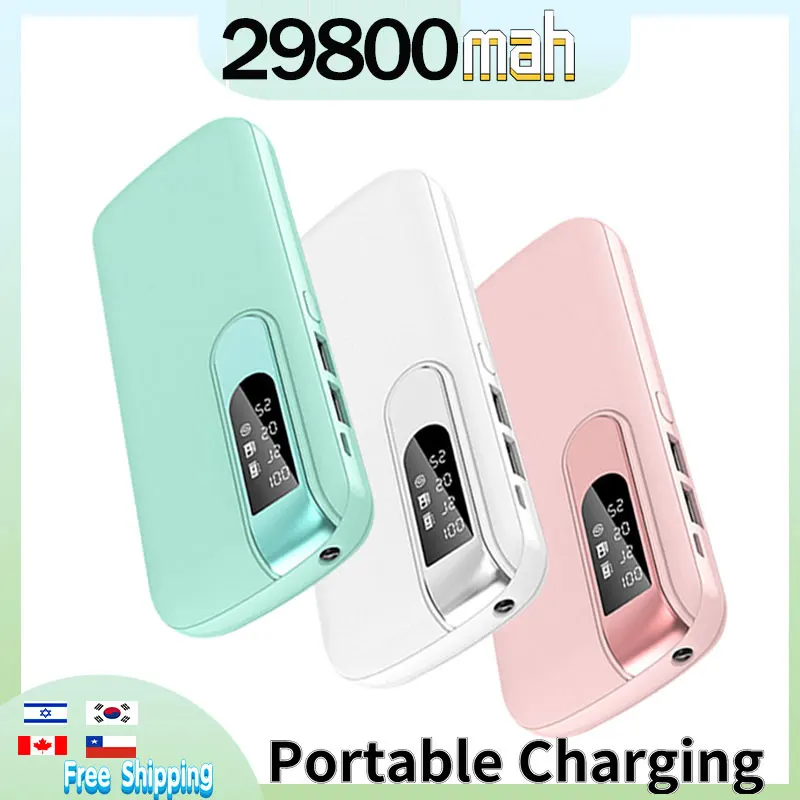 Power Bank 29800mAh Portable phoneCharger External Battery LED Display 2USB Fast Charging Mobile Phone for Xiaomi IPhone Samsung
Power Bank 29800mAh Portable phoneCharger External Battery LED Display 2USB Fast Charging Mobile Phone for Xiaomi IPhone Samsung