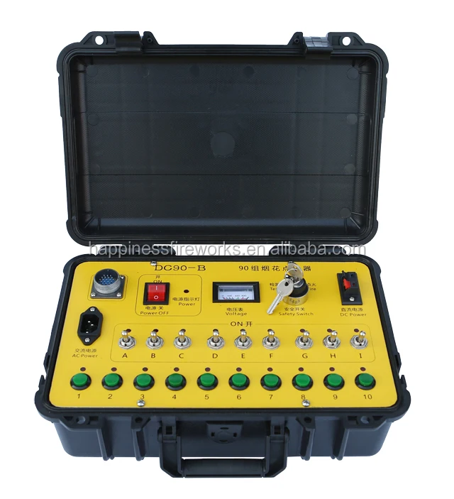 Happiness factory price 90 channels wired control Waterproof box fireworks display firing system for display fireworks
Happiness factory price 90 channels wired control Waterproof box fireworks display firing system for display fireworks