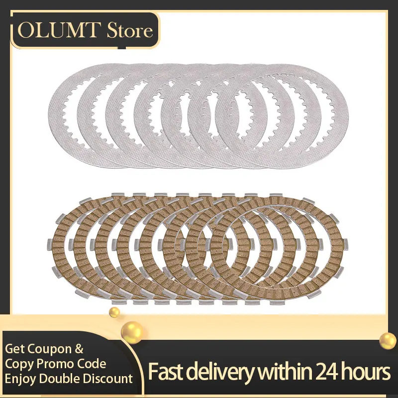 

Motorcycle Accessories Clutch Friction Plates & Steel Plates Disc Kit For SUZUKI DR800 DR 800 21441-44B00-000 21441-44B01-000