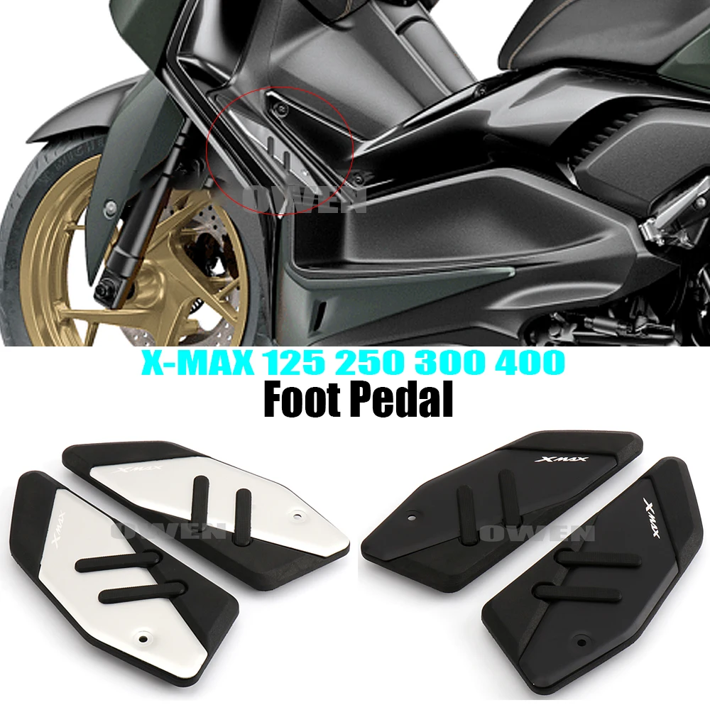 

Xmax 125 250 300 400 Motorcycle Foot Pedal Footrest Pedal Kits Aluminum Footboard Step For Yamaha XMAX 125 250 300 400 2017-2023