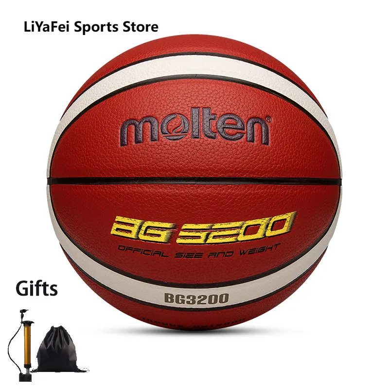 

BG3200 Molten Size 7 Man Basketballs Soft Touch Match Training Standard Basketball Outdoor Indoor Balls 2023 New Free Gifts