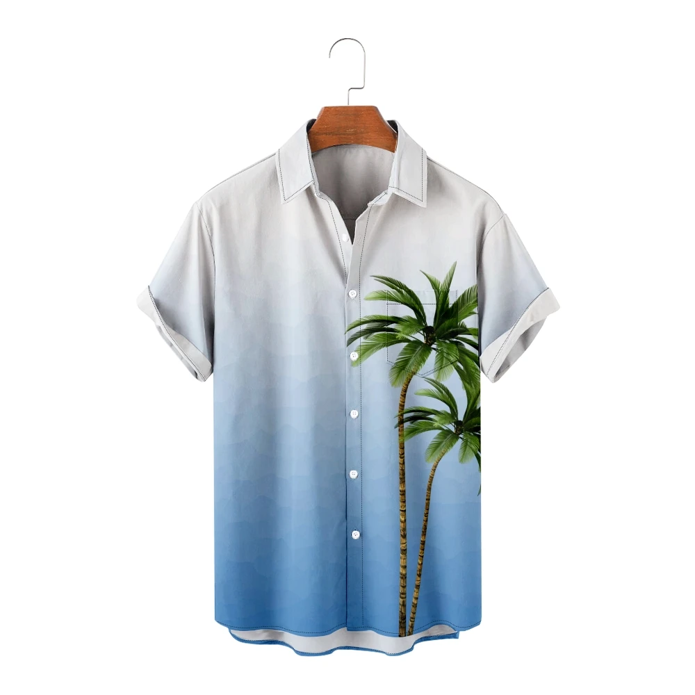 Men's Hawaiian Shirts Coconut trees Logo Casual Short Sleeve Gradient Colours Shirts Cool Summer Tops Vintage Breathable
Men's Hawaiian Shirts Coconut trees Logo Casual Short Sleeve Gradient Colours Shirts Cool Summer Tops Vintage Breathable