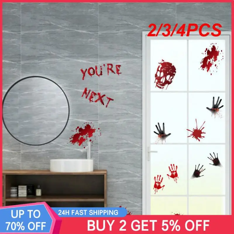 2/3/4PCS Decorative Stickers Clear Pattern Convenient Wall Sticker Halloween Decorations Horror Bloody Handprint Sticker
2/3/4PCS Decorative Stickers Clear Pattern Convenient Wall Sticker Halloween Decorations Horror Bloody Handprint Sticker