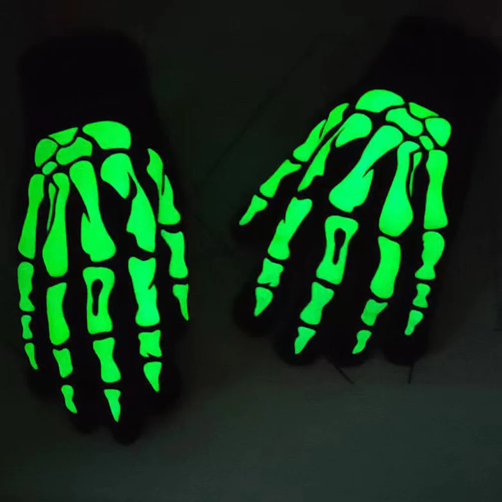 Warming Gloves Fluorescent Novelty Light The Dark Fluorescence Skull Bone Stylish Cycling
Warming Gloves Fluorescent Novelty Light The Dark Fluorescence Skull Bone Stylish Cycling