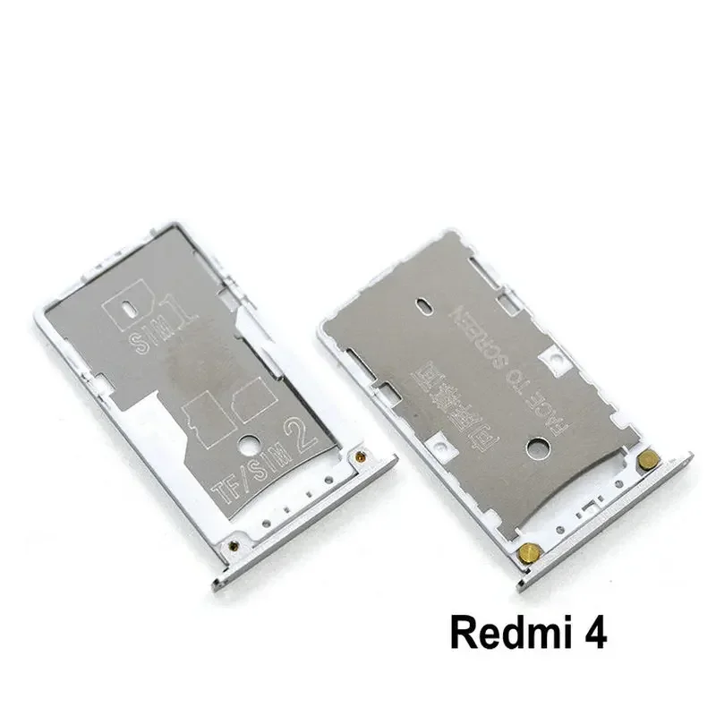 

New SIM Card Tray Socket Slot Holder Adapters Replacement Parts for Xiaomi Redmi 4 4Pro 4A 4X SIM & TF Card Tray Adapters