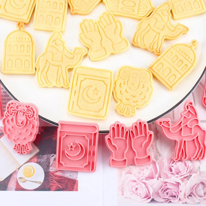 6/8/10pcs Eid Mubarak 2023 Ramadan Biscuit Mold Cookie Cutter Set Baking Tools Kareem Islamic Festival Party Muslim Decoration
6/8/10pcs Eid Mubarak 2023 Ramadan Biscuit Mold Cookie Cutter Set Baking Tools Kareem Islamic Festival Party Muslim Decoration
