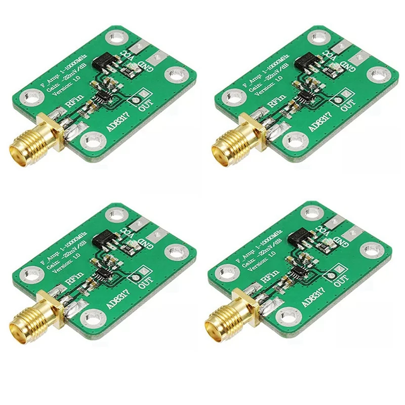 4X AD8317 High Speed Logarithmic Detector RF Log Detector RF Signal Log Output Power Meter 1M-10000Mhz Controller
4X AD8317 High Speed Logarithmic Detector RF Log Detector RF Signal Log Output Power Meter 1M-10000Mhz Controller