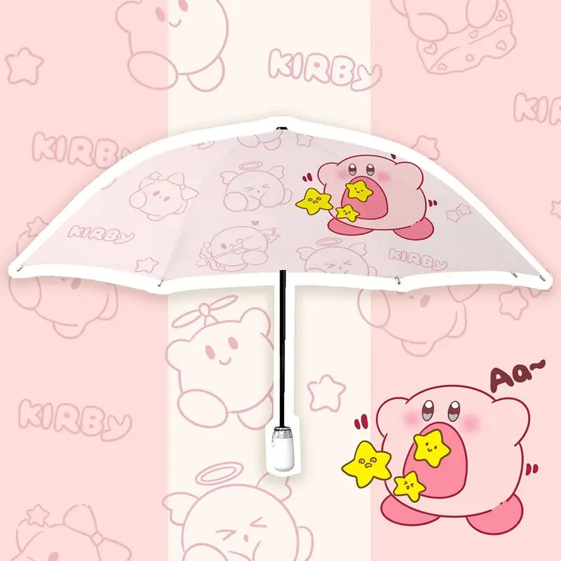 Kirby Umbrella Female Sunny Rain Dual Use Fully Automatic Umbrella Anime Cartoon Kirby Shading Sun Protection Uv Sun Umbrella
Kirby Umbrella Female Sunny Rain Dual Use Fully Automatic Umbrella Anime Cartoon Kirby Shading Sun Protection Uv Sun Umbrella