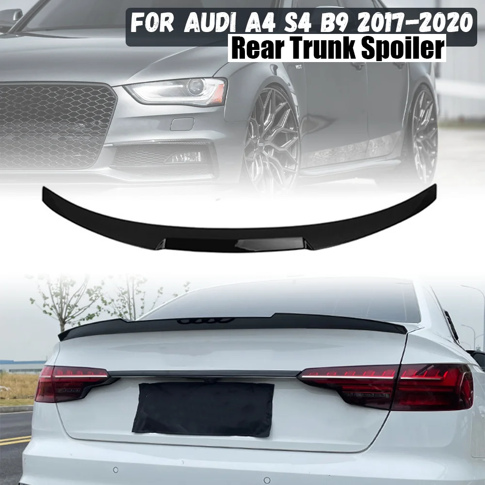 Глянцевая черная губа для заднего крыла, Автомобильный задний спойлер для багажника, удлинительная Крышка для Audi A4 B9 S4 S-line 2017 2018 2019 2020
Глянцевая черная губа для заднего крыла, Автомобильный задний спойлер для багажника, удлинительная Крышка для Audi A4 B9 S4 S-line 2017 2018 2019 2020