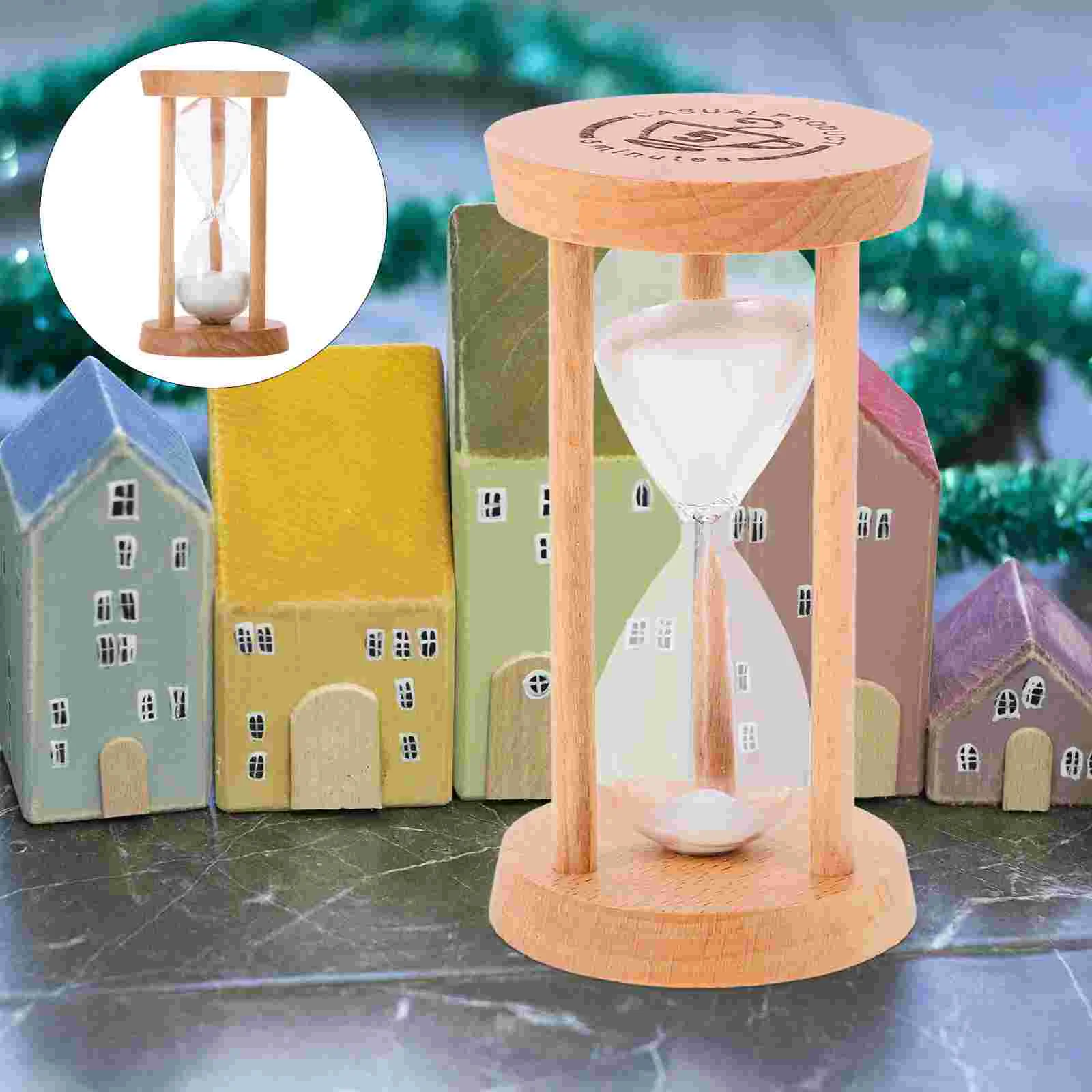 

5 Minutes Hourglass Timer Wood Sand Timer Small Sand Clock Vintage Sand Watch Hour Glass Wooden Timers Hour Brass