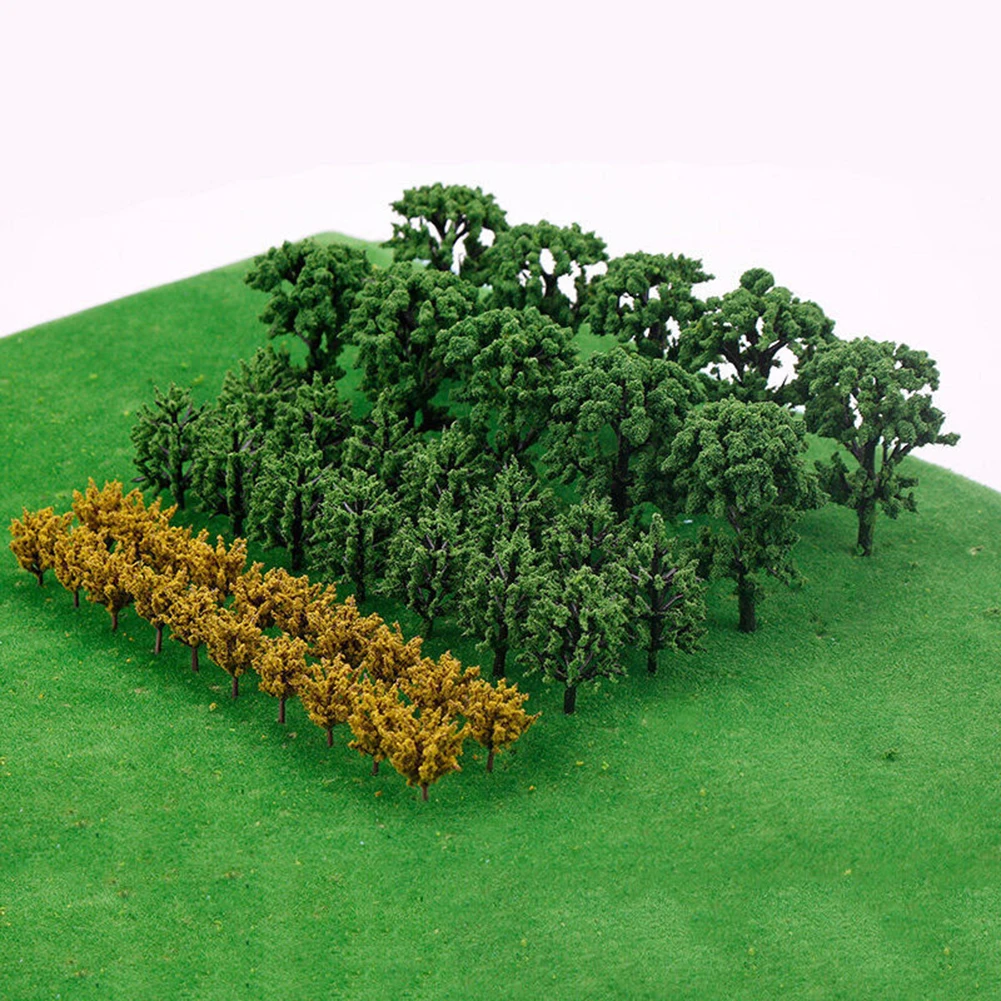 50pcs Trees Model Train Railroad Decoration Diorama Wargame Scenery Building Landscape Scale DIY Home Decor
50pcs Trees Model Train Railroad Decoration Diorama Wargame Scenery Building Landscape Scale DIY Home Decor