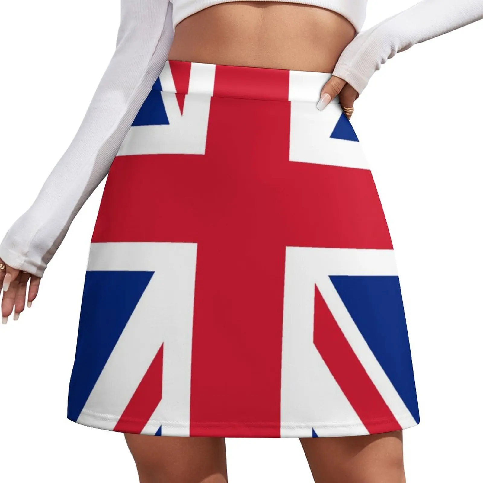 

Patriotic British Union Jack Flag Mini Skirt japanese kawaii clothes Clothing Women's summer skirt