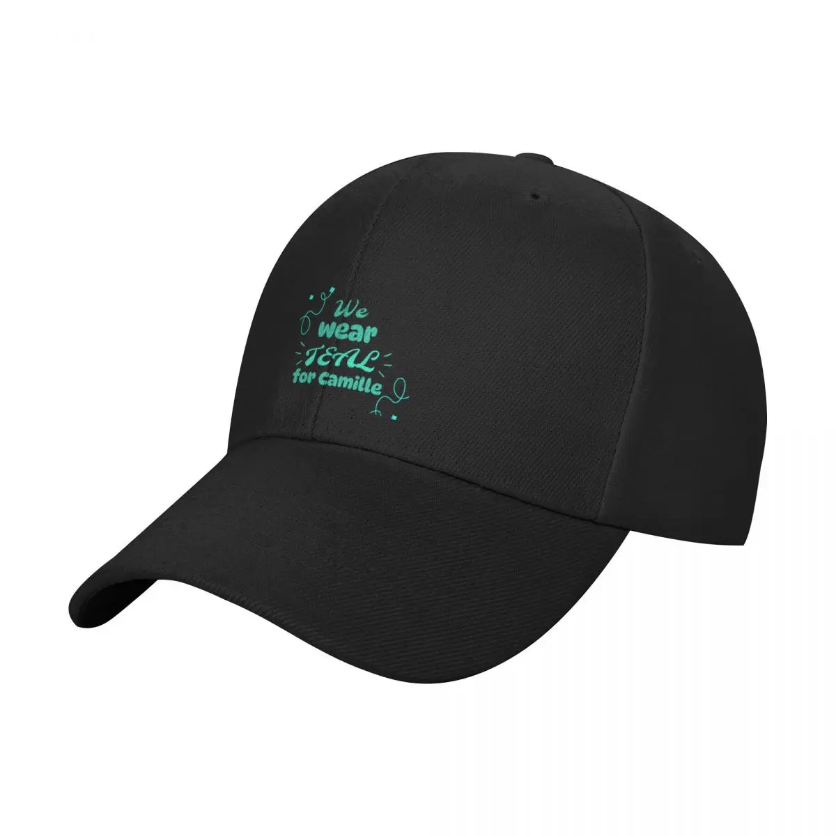 We wear teal for Camille! Baseball Cap fashionable summer hat custom Hat Mens Caps Women's
We wear teal for Camille! Baseball Cap fashionable summer hat custom Hat Mens Caps Women's