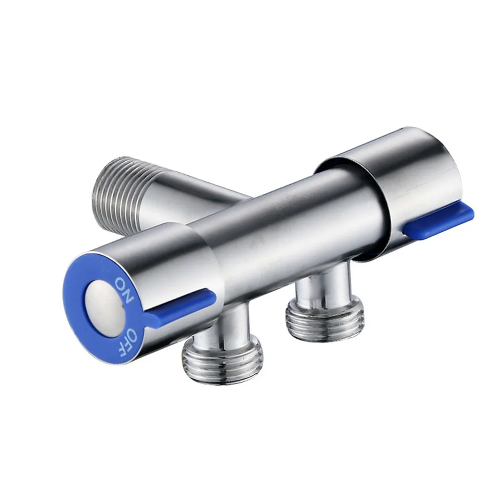 1PC Double Handle Double Water Outlet Stainless Steel Water Faucet Washing Faucet Triangular Valve Toilet Thickened Angle Valve
1PC Double Handle Double Water Outlet Stainless Steel Water Faucet Washing Faucet Triangular Valve Toilet Thickened Angle Valve