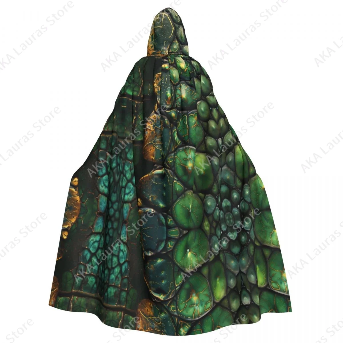 

Pattern Scales Unisex Witch Party Reversible Hooded Adult Vampires Cape Cloak