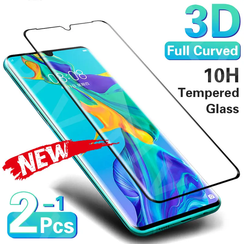 

3D Curved Tempered Glass On The Screen Protector For Huawei P30 Pro P40 P20 Lite Tempered Glass For Huawei Mate 20 Pro 30 Lite