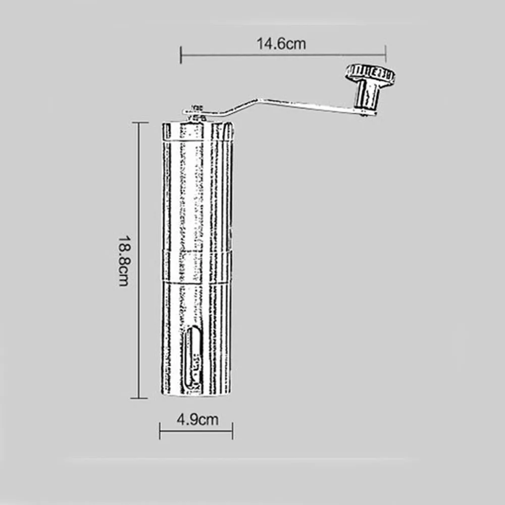 Stainless steel hand coffee grinder, hand burr grinder, grinder, ceramic grinder, 304 stainless steel
Stainless steel hand coffee grinder, hand burr grinder, grinder, ceramic grinder, 304 stainless steel
