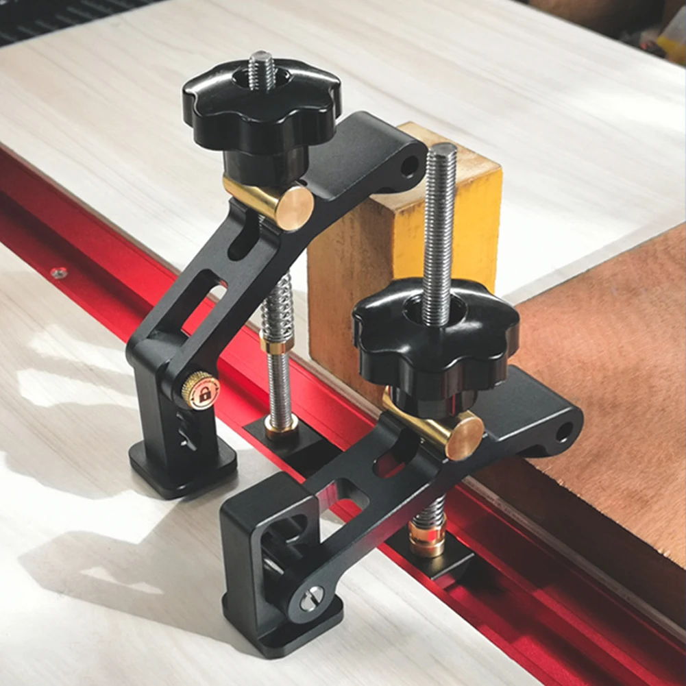 Woodworking Bench Stop Bench Dog Clamp Aluminum Alloy Desktop Fixed Clip T-Slot T-Track Miter Track Hold Down Clamps
Woodworking Bench Stop Bench Dog Clamp Aluminum Alloy Desktop Fixed Clip T-Slot T-Track Miter Track Hold Down Clamps
