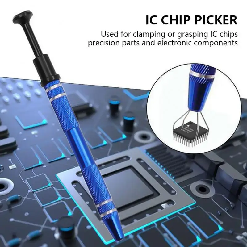 IC Extractor Electronic Components Spring Picking Pen Chip Screw Grasping Mobile Phone Motherboard Repair Tool
IC Extractor Electronic Components Spring Picking Pen Chip Screw Grasping Mobile Phone Motherboard Repair Tool