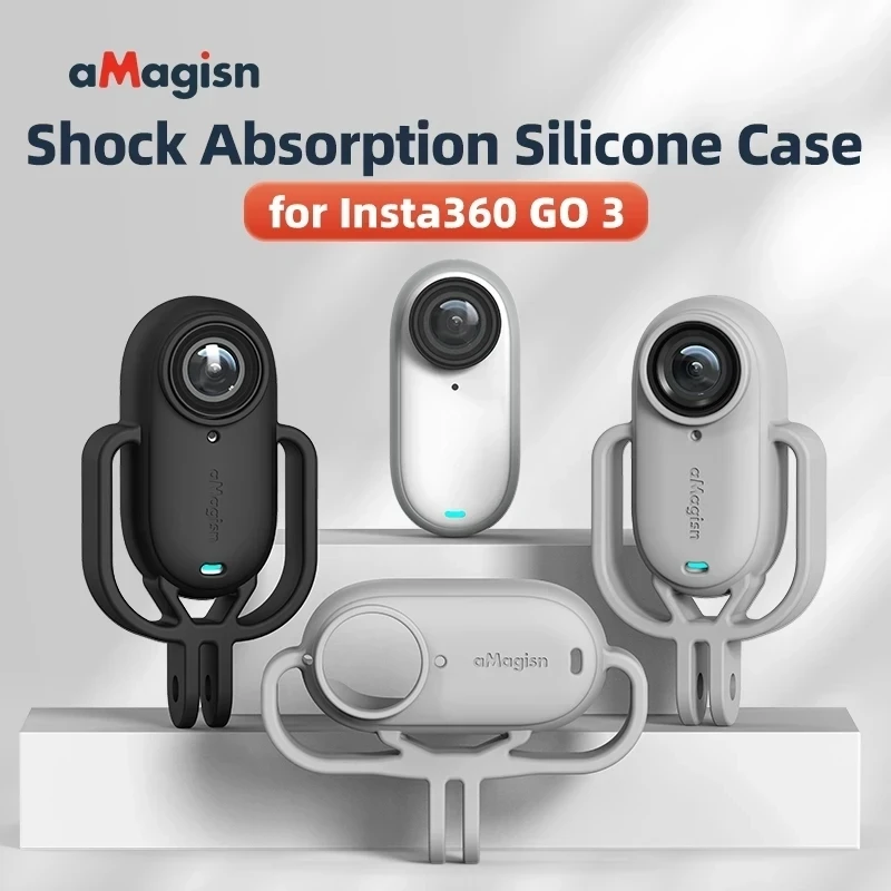 Amagis для Insta360 GO3 Insta 360 GO 3 амортизирующий силиконовый защитный чехол с креплением круглый защитный чехол аксессуар
Amagis для Insta360 GO3 Insta 360 GO 3 амортизирующий силиконовый защитный чехол с креплением круглый защитный чехол аксессуар