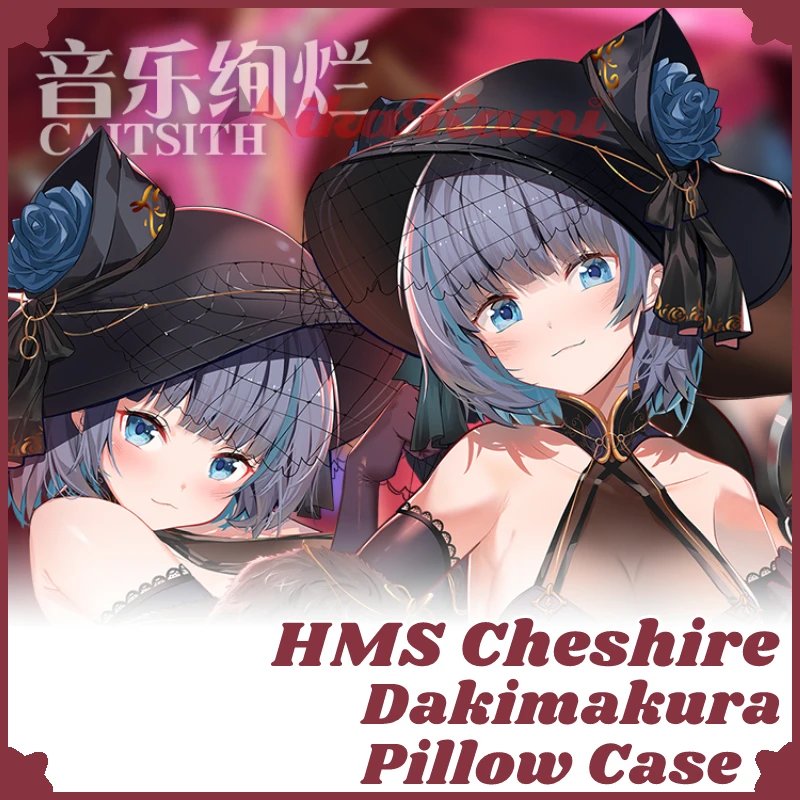 

HMS Cheshire Dakimakura Azur Lane Pillow Case Full Body Sexy Hugging Cushion Cover Pillowcase Home Bedding Decor Otaku Gift