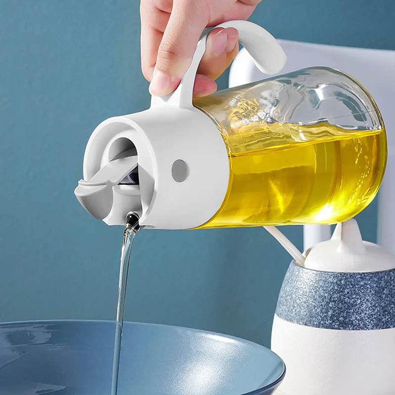 650ml Glass Seasoning Bottle Oil Pot Leak-proof Kitchen Oil Bottle Oil Can Sesame Oil Soy Sauce Vinegar Pot Seasoning Bottle
650ml Glass Seasoning Bottle Oil Pot Leak-proof Kitchen Oil Bottle Oil Can Sesame Oil Soy Sauce Vinegar Pot Seasoning Bottle