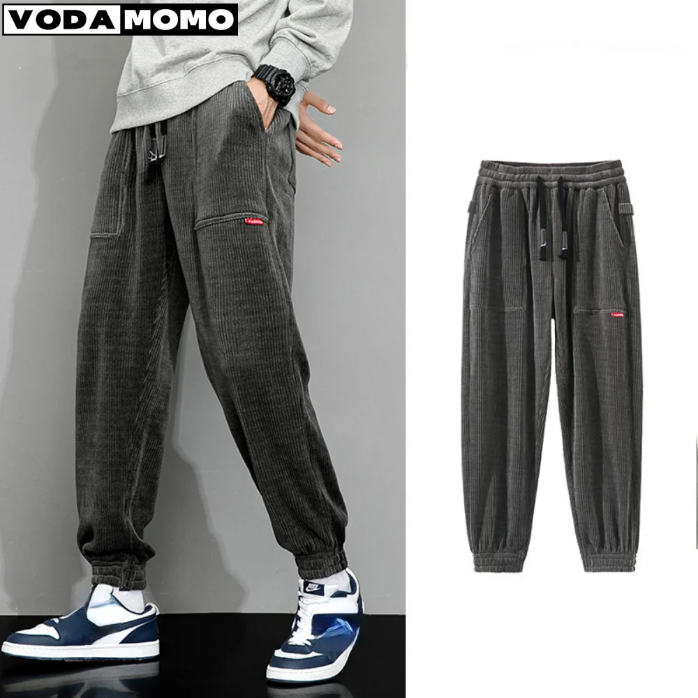 Autumn Winter Men Harem Pants Hip Hop Outdoor Male Baggy Jogging Corduroy Pants Streetwear Thick Men's Trousers baggy hosen
Autumn Winter Men Harem Pants Hip Hop Outdoor Male Baggy Jogging Corduroy Pants Streetwear Thick Men's Trousers baggy hosen
