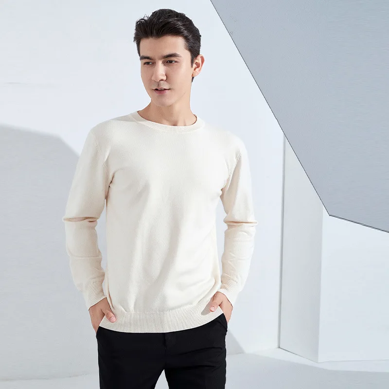 Autumn Winter Men Cashmere Sweater O-neck Soft Warm Pullovers Male Loose Knitted Shirt Korean men's winter blouse 33 S861a8c57ecca4fd8bf2d78063544ab24h