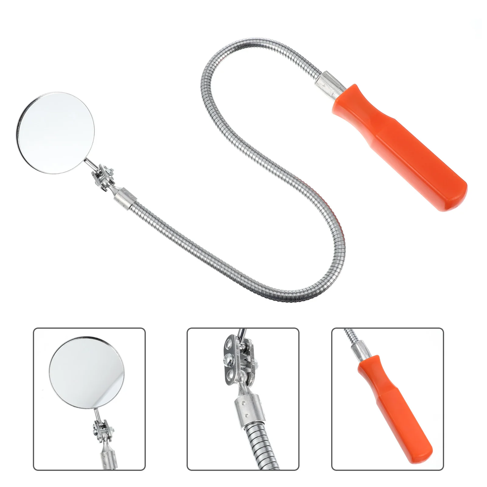 Telescopic Inspection Mirror Auto Telescoping Rubber Sleeve Car Tool Round Flexible for Vehicle
Telescopic Inspection Mirror Auto Telescoping Rubber Sleeve Car Tool Round Flexible for Vehicle