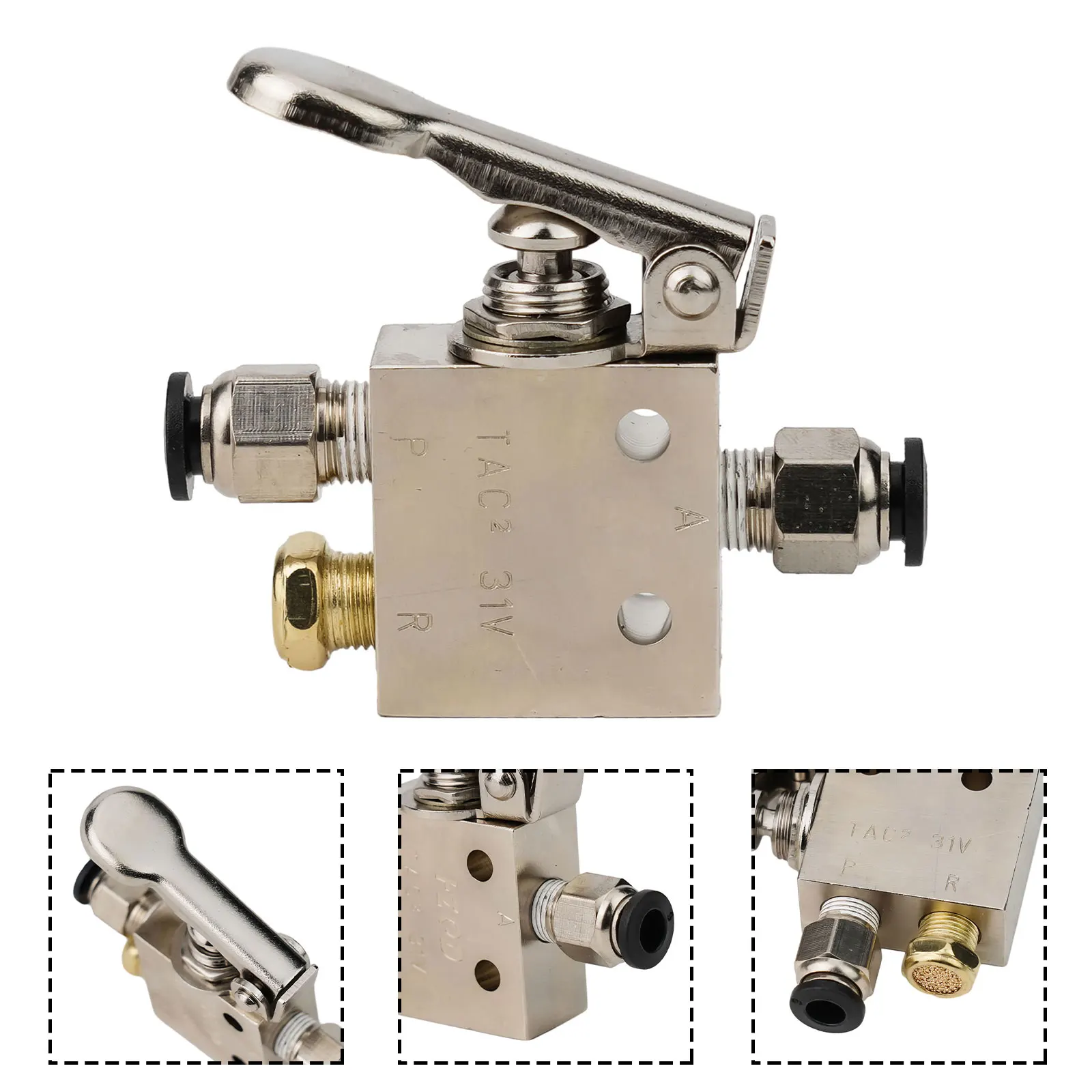 Location Monitor 2 Position 6mm Connector Mechanical Valve Pneumatic Switching Valve Pneumatic Valve 2 Position
Location Monitor 2 Position 6mm Connector Mechanical Valve Pneumatic Switching Valve Pneumatic Valve 2 Position