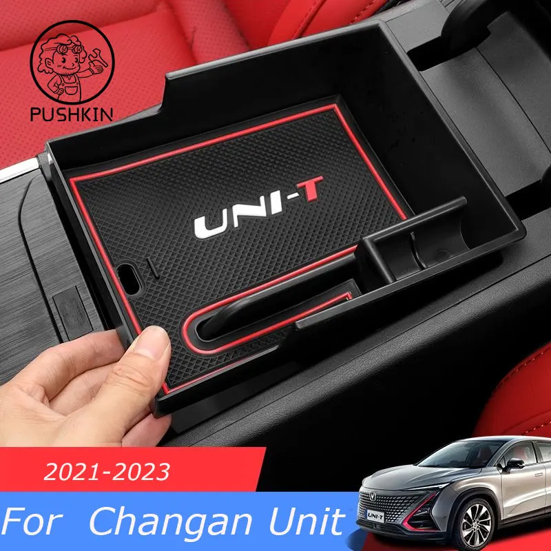 

LHD For Changan Unit Uni-t 2021 2022 2023 Armrest Box Storage Box Central Control Storage Box Multifunctional Box Accessories