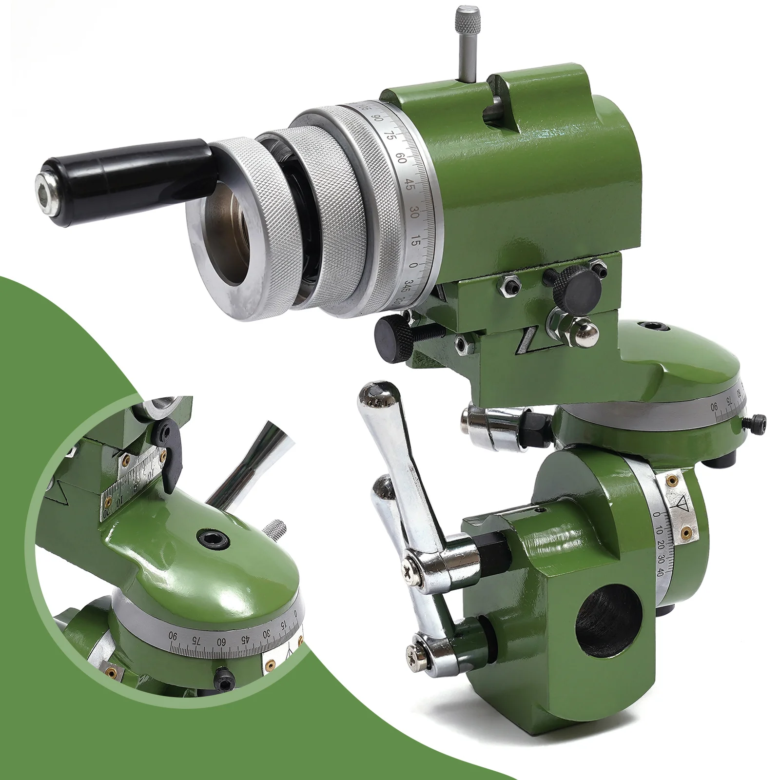 

Grinding Machine Milling Cutter Sharpener Tool Universal U2 Part Assembly Holder Green