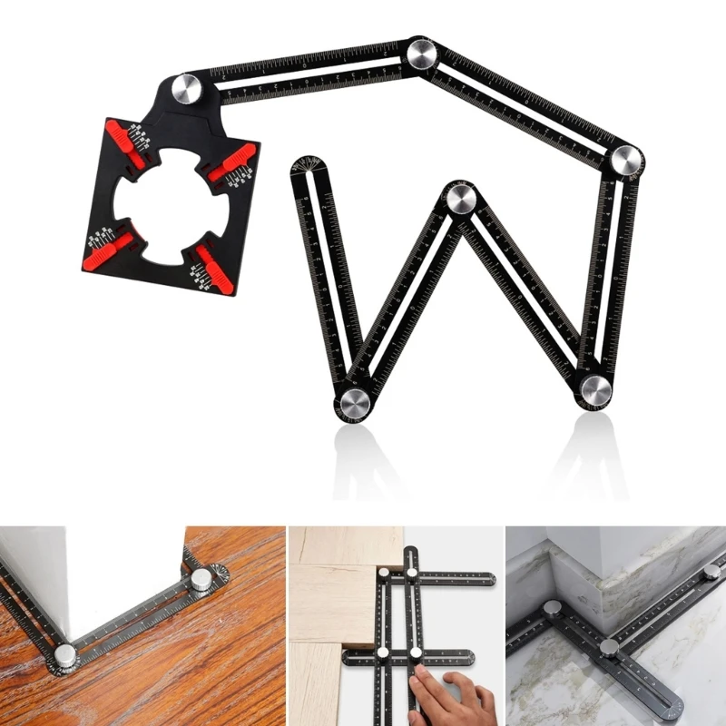 Alloy Steel Multi Angles Measuring Ruler Durable Template Ruler Folding Ruler Versatile Tool for DIY Projects & DropShipping
Alloy Steel Multi Angles Measuring Ruler Durable Template Ruler Folding Ruler Versatile Tool for DIY Projects & DropShipping