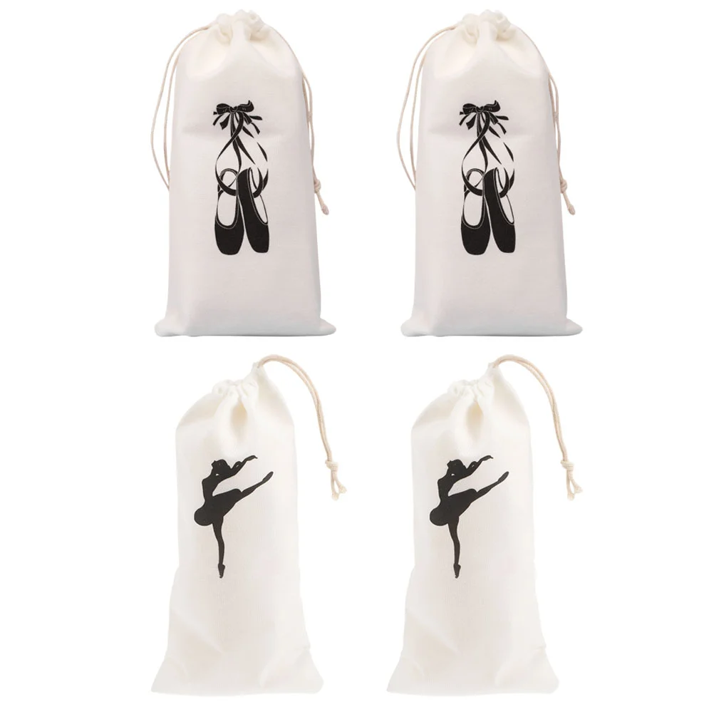 4 Pcs Ballet Shoes for Girls Cloth Dance Bags Drawstring Container Pouches Travel
4 Pcs Ballet Shoes for Girls Cloth Dance Bags Drawstring Container Pouches Travel