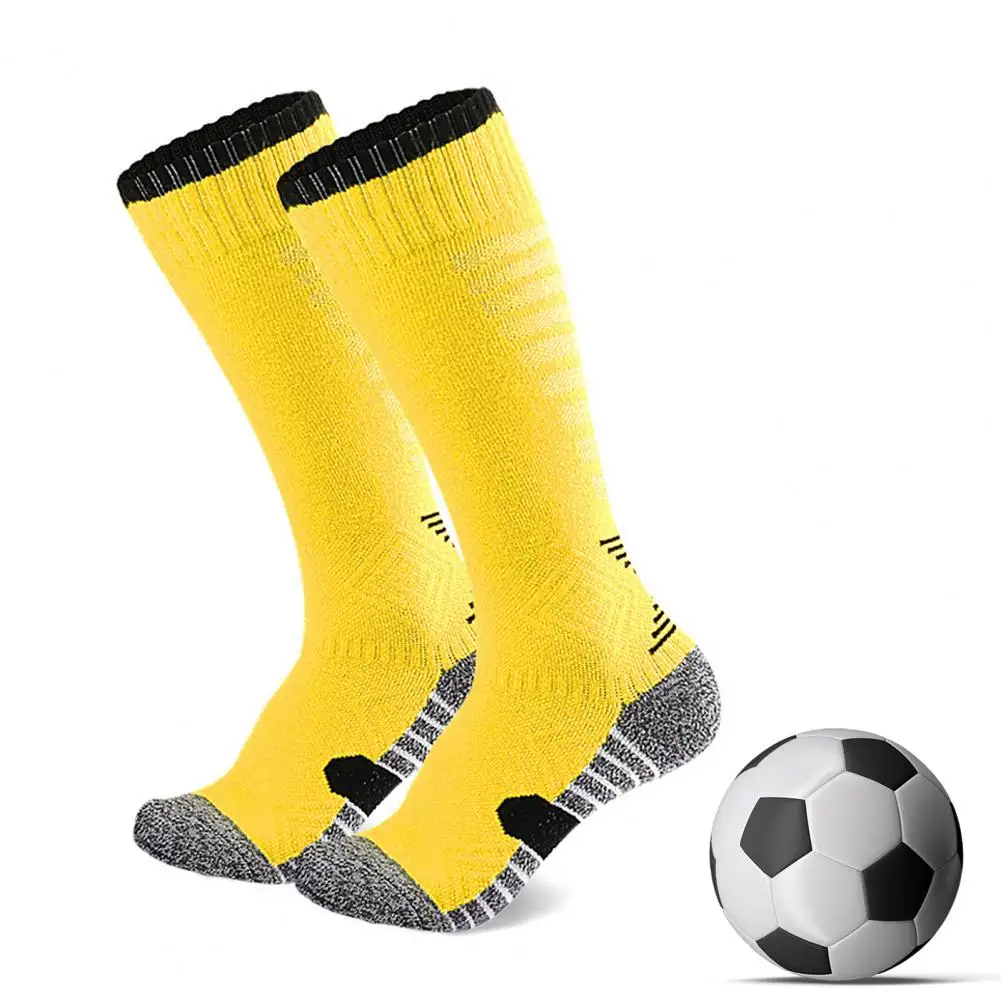 

Детские футбольные Компрессионные носки с противоскользящим дном, технология впитывания влаги, длинные гольфы для спорта