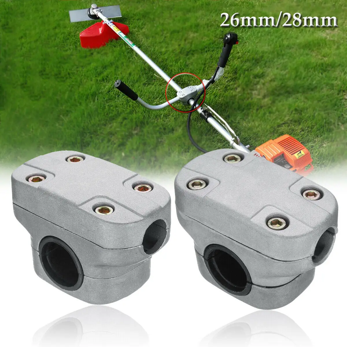 Grass Trimmer Handle Clamp Aluminum For Grass Trimmer Brush Cutter Lawn Mower Strimmer Trimmer Tool
Grass Trimmer Handle Clamp Aluminum For Grass Trimmer Brush Cutter Lawn Mower Strimmer Trimmer Tool