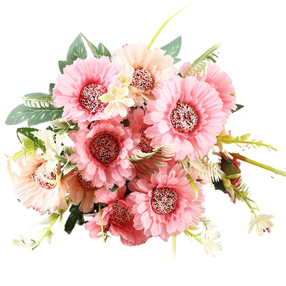 Home Decoration Artificial Sunflower Gerbera Simulation Plant Silk Flower Pink/Blue/Rose/Red/Milky White/Orange 32cm 1PC
Home Decoration Artificial Sunflower Gerbera Simulation Plant Silk Flower Pink/Blue/Rose/Red/Milky White/Orange 32cm 1PC