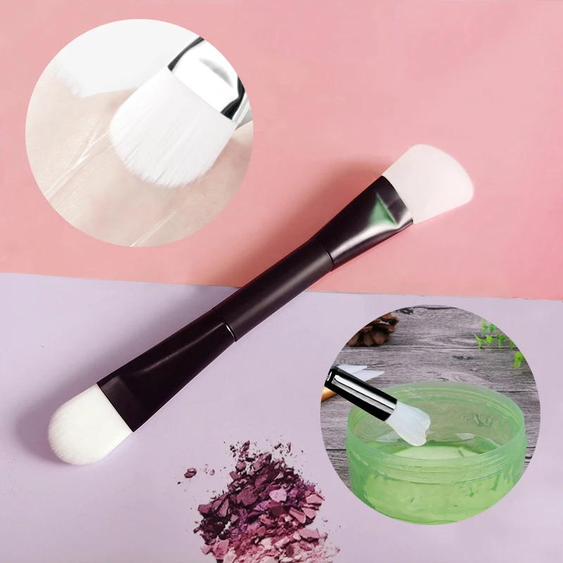 Makeup Brushes Double-Ended Silicone Facial Mask Brush Skincare Makeup Tools Eyeshadow Concealer Applicator Cosmetic Tools
Makeup Brushes Double-Ended Silicone Facial Mask Brush Skincare Makeup Tools Eyeshadow Concealer Applicator Cosmetic Tools