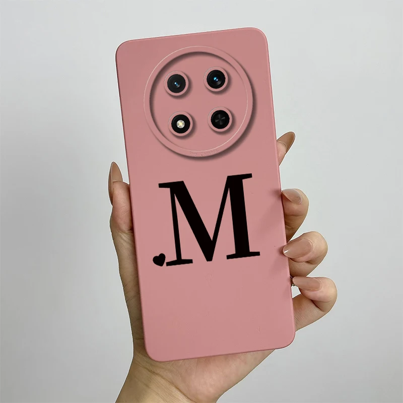 حافظة لهاتف Honor X9c حافظة هاتف Honor X9C 5G HonorX9c X 9c حافظات لطيفة بأحرف أولية مربعة من السيليكون غطاء خلفي للصدمات Fundas 140 حافظة لهاتف Honor X9c حافظة هاتف Honor X9C 5G HonorX9c X 9c حافظات لطيفة بأحرف أولية مربعة من السيليكون غطاء خلفي للصدمات Fundas