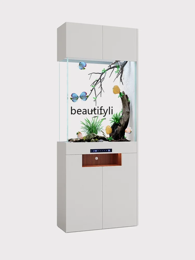 Fish Tank Large Care-Free Ecological Bottom Filter Smart TV Cabinet next to Custom Lazy Aquarium
Fish Tank Large Care-Free Ecological Bottom Filter Smart TV Cabinet next to Custom Lazy Aquarium