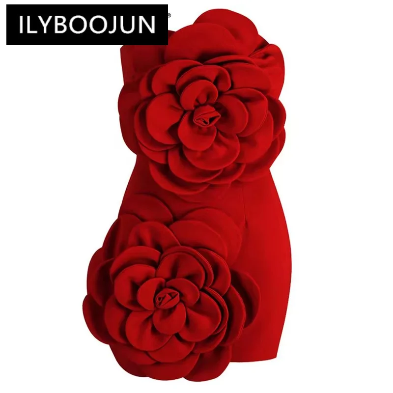 ILYBOOJUN Solid Patchwork Appliques Slimming Mini Dresses For Women Strapless Sleeveless High Waist Bodycon Dress Female 2023
ILYBOOJUN Solid Patchwork Appliques Slimming Mini Dresses For Women Strapless Sleeveless High Waist Bodycon Dress Female 2023