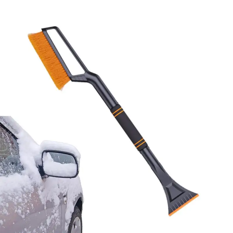 

Ice Scraper Snow Brush Snow Scraper Remover For Winter Space Saving Snow Clearing Tool For Cars SUVs And Truck Accessories tools