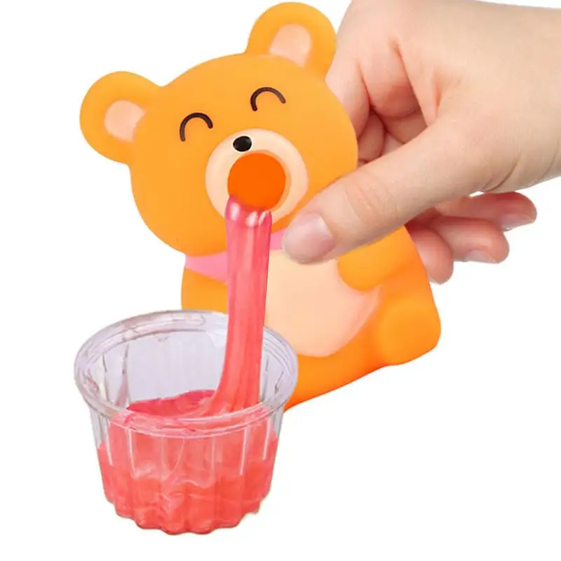 

Tricky Vomiting Squeez Toys Cute Animal Pinch Press Ball Spit Glue Doll Reliefing For Aldult Kids Gift