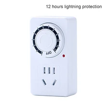 12/24 Hour Segment Timer Switch Energy Saver Plug Standard Size Hour Plug-in Timer Socket Set Programmable Time Control
12/24 Hour Segment Timer Switch Energy Saver Plug Standard Size Hour Plug-in Timer Socket Set Programmable Time Control